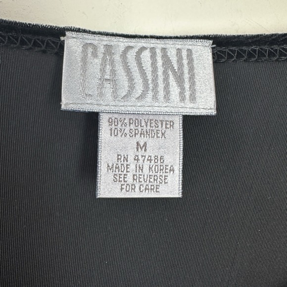 Vintage Cassini Dress Women M Black Velvet Maxi Short Sleeve 90s Y2K Whimsigoth - Picture 2 of 8